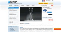 Desktop Screenshot of cnppumpsindia.com