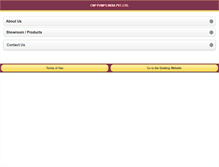 Tablet Screenshot of cnppumpsindia.com